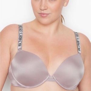 VS Push Up Shine Strap Bra